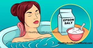 Epsom Salt Bath and Foot Soak - Benefits and Recipes
