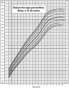 When Do Men Stop Growing And What To Do To Grow Taller   Male Growth Chart 238x300 