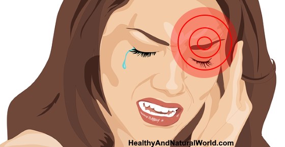 pain in left eyeball and headache