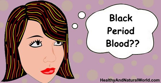 Dark Or Black Period Blood Causes And What To Do About It